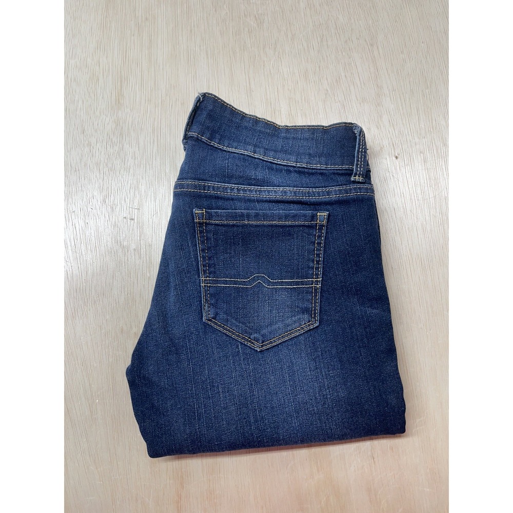 Arizona Jeans Company Capri Styled Blue Cuffed Jeans Juniors Size 5 Approx 29x23